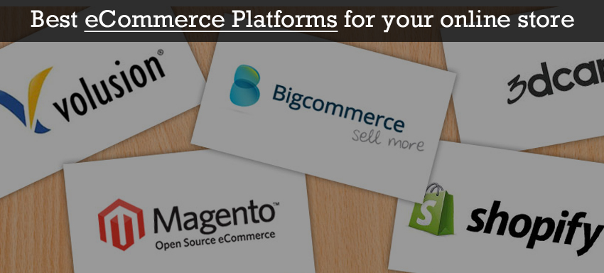 Best eCommerce Platforms for your online store