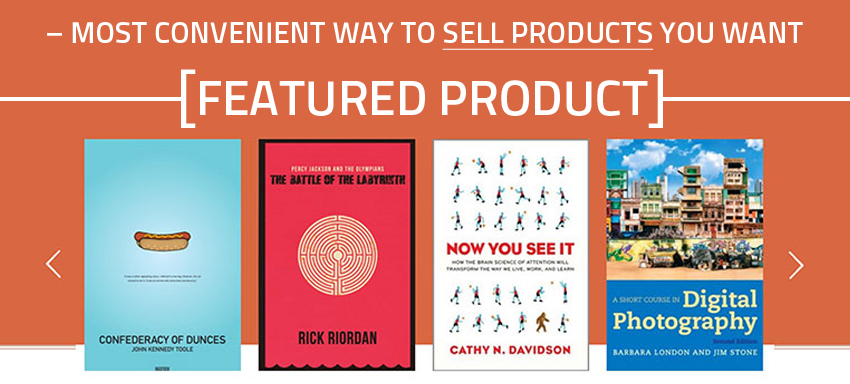 Featured product - most convenient way to sell products you want