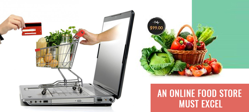 WebPages, an online food store must excel