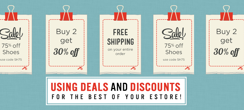 Effective use of Coupons, Discounts and Deals to drive ecommerce revenue