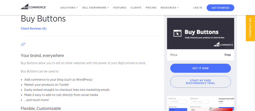 Bigcommerce Buy Button