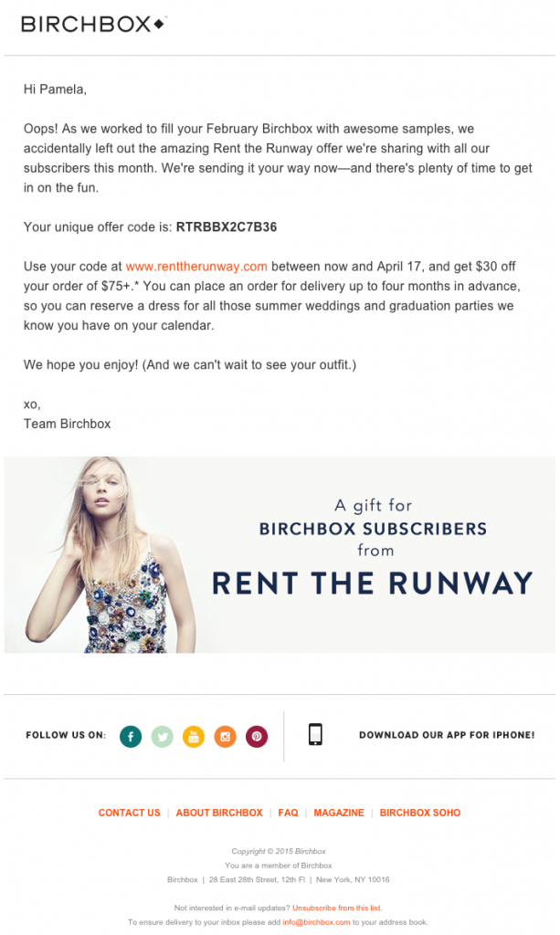 15 Inspirational Email Copywriting Examples Worth Admiring QeRetail