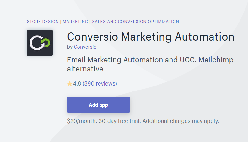 Conversio - Best MailChimp Alternatives