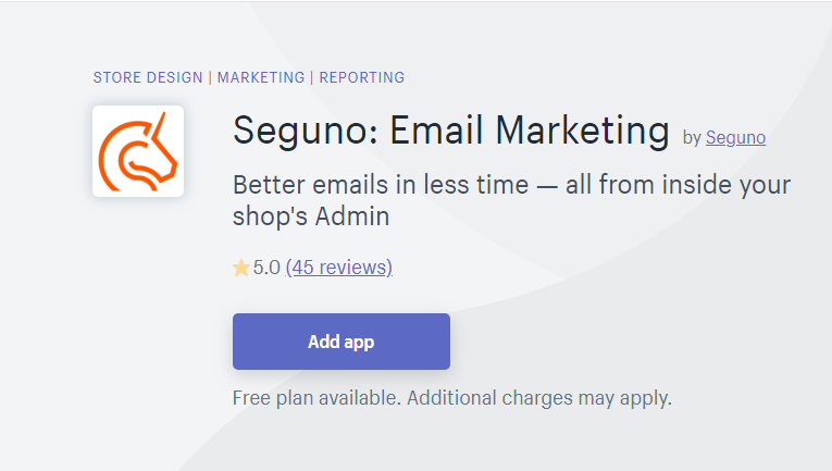 Seguno - mailchimp alternatives free