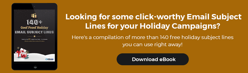 100 Killer Holiday Email Marketing Subject Lines 2019