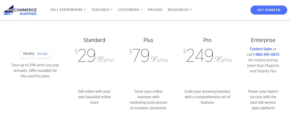 Bigcommerce Pricing