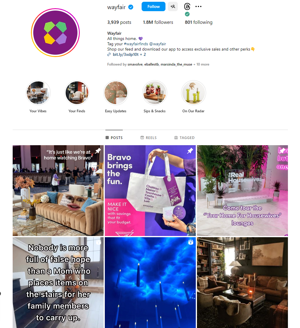 Visual Appeal Instagram Profile