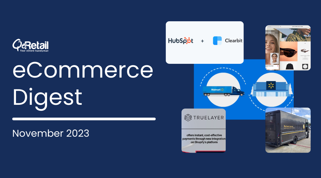 eCommerce updates November 2023