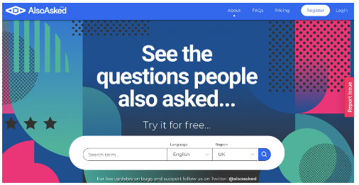 AlsoAsked Keyword Research Tool