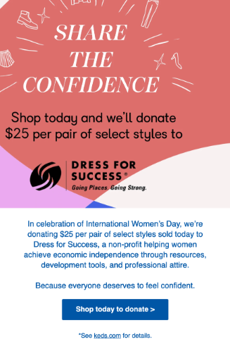 international women's day promotion collaboration 