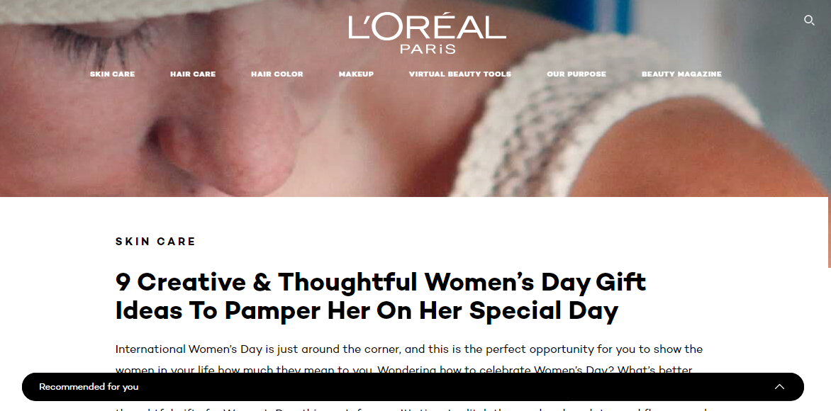 marketing ideas for international women's day