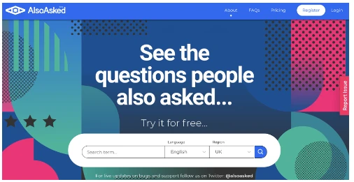 AlsoAsked Keyword Research Tool